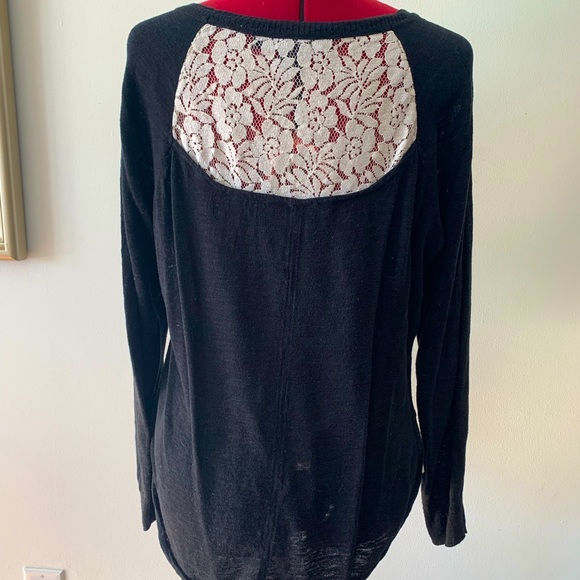 FRENCH CONNECTION LACE DETAIL SHIRT - Picture 1 of 9